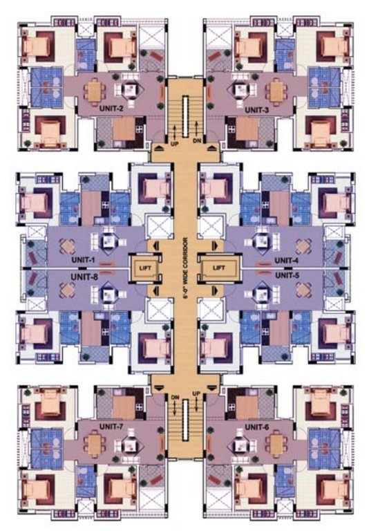 serenity Margosa Cluster Plan