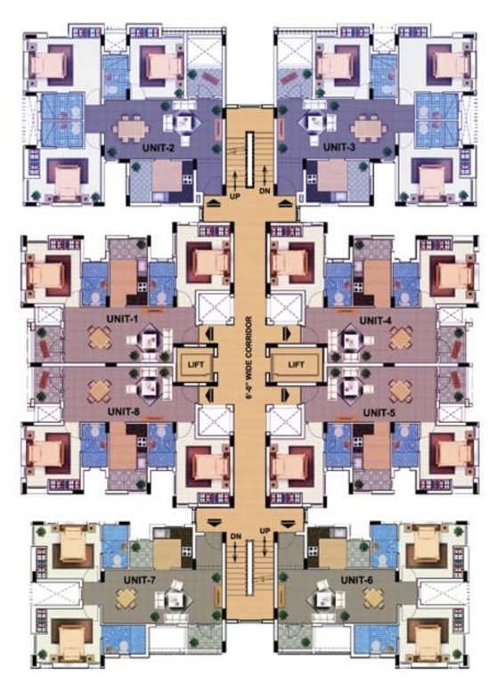 serenity Palash Cluster Plan