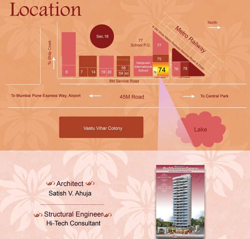Images for Location Plan of Maatoshree Sai Moreshwar Luxuria