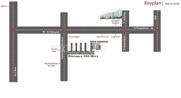 Images for Location Plan of Sabari Rose Paradise
