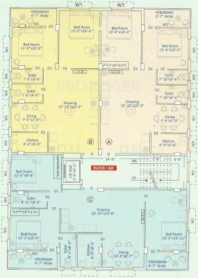 Images for Cluster Plan of Dikdiganta Residency