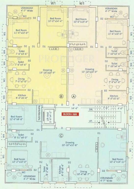 Images for Cluster Plan of Dikdiganta Residency
