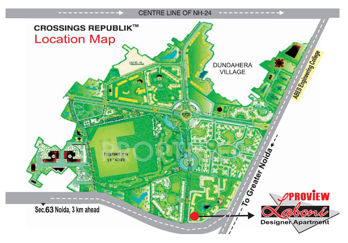 proview laboni Location Plan