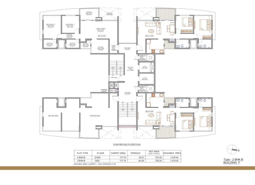 puneville Tower K Cluster Plan