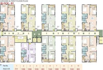 Images for Cluster Plan of Manjeera Diamond Towers