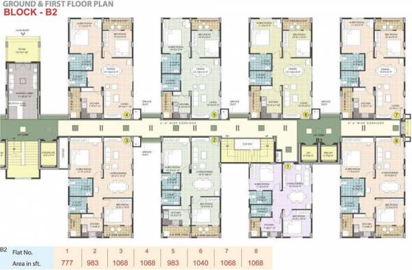 Images for Cluster Plan of Manjeera Diamond Towers
