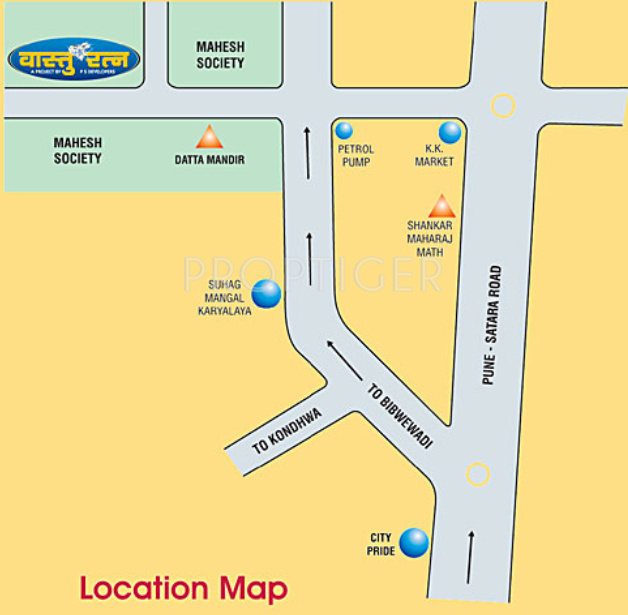 Images for Location Plan of PS Developers Vastu Ratna