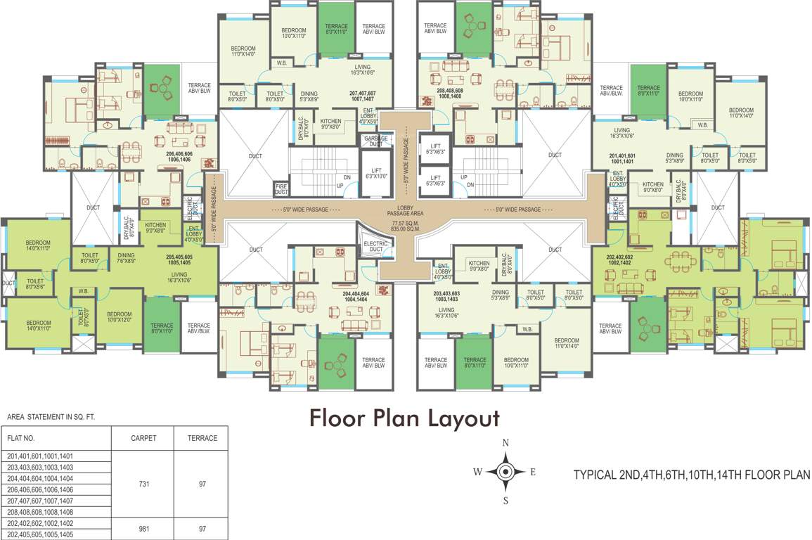  one Images for Cluster Plan of Mont Vert One