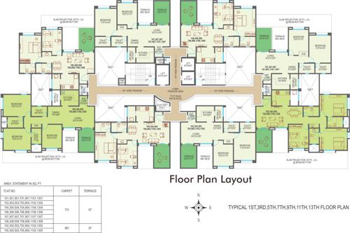  one Images for Cluster Plan of Mont Vert One