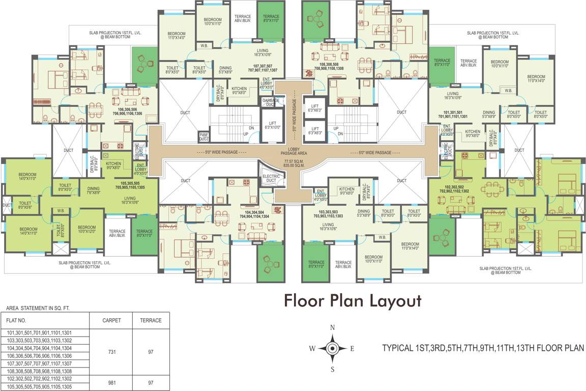  one Images for Cluster Plan of Mont Vert One