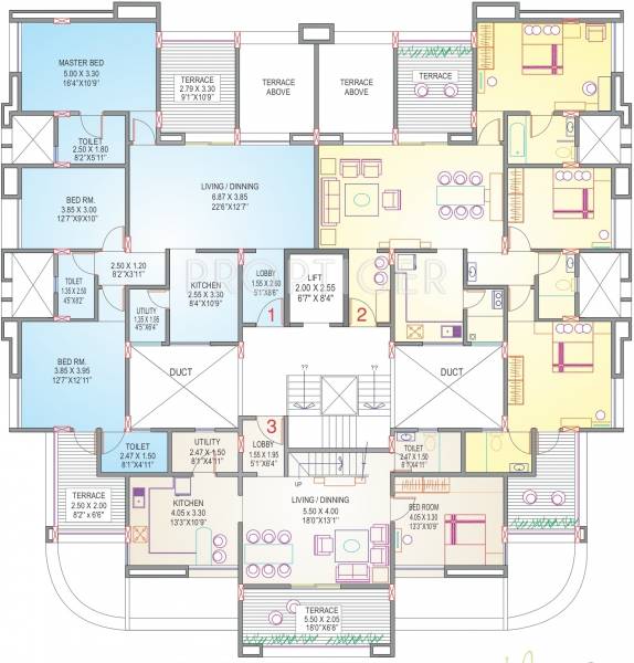 Images for Cluster Plan of DSK Hariyali