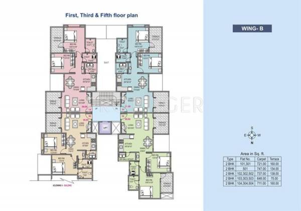 Images for Cluster Plan of RK Lunkad Housing Company Navdeep