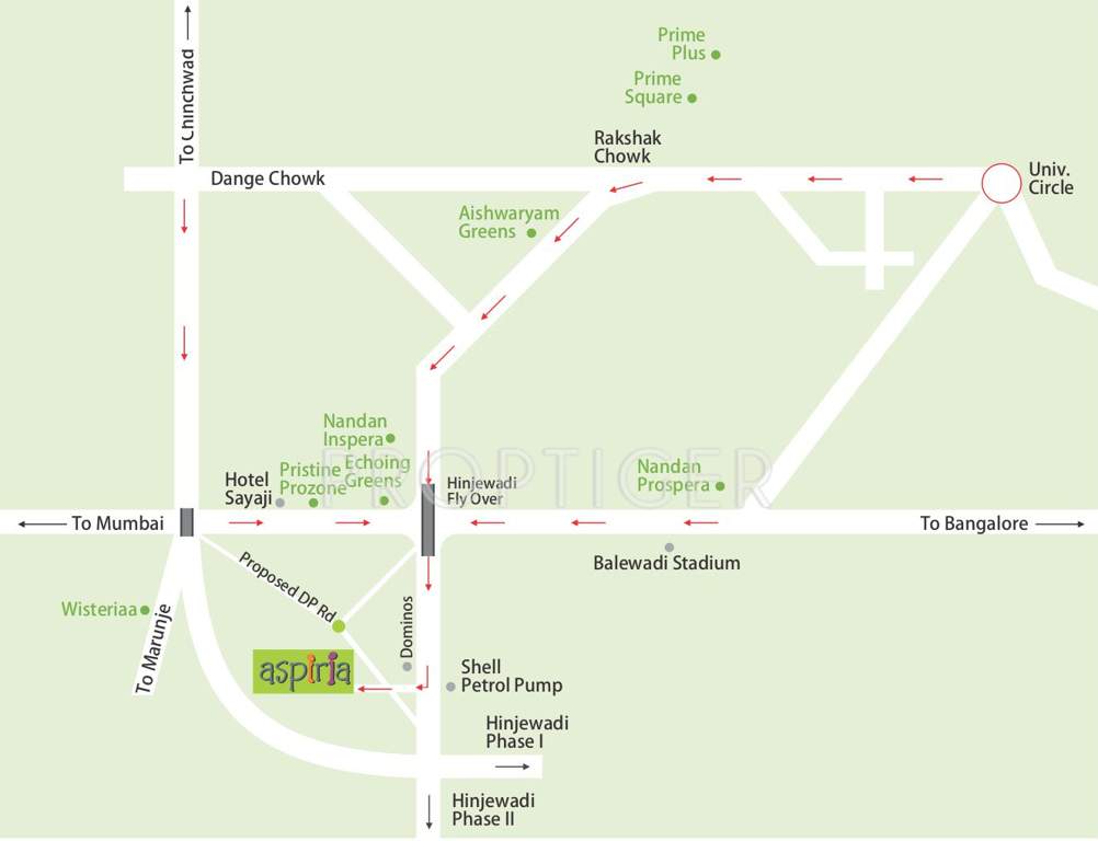  aspiria Images for Location Plan of Sree Aspiria