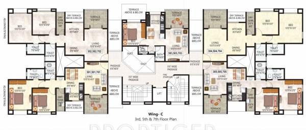 Images for Cluster Plan of GK Blue Bells Images for Cluster Plan of GK Blue Bells
