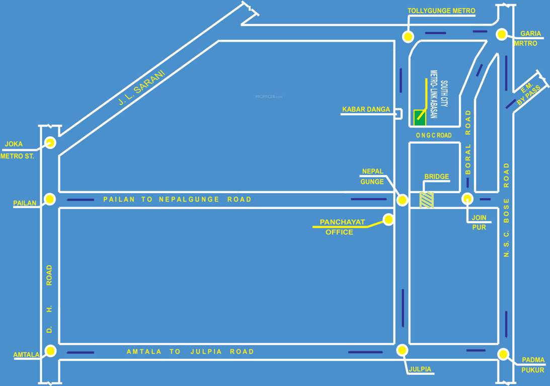 Images for Location Plan of Sunrise South City Metro Link Abasan