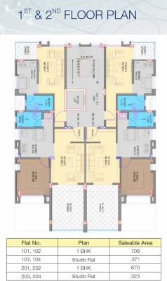 niche-constructions elysia Elysia Cluster Plan from 1st to 2nd Floor