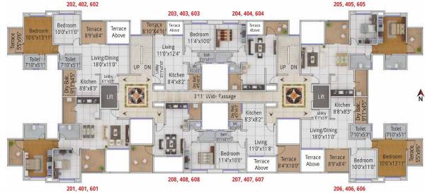 Images for Cluster Plan of Kumar Palm Meadows