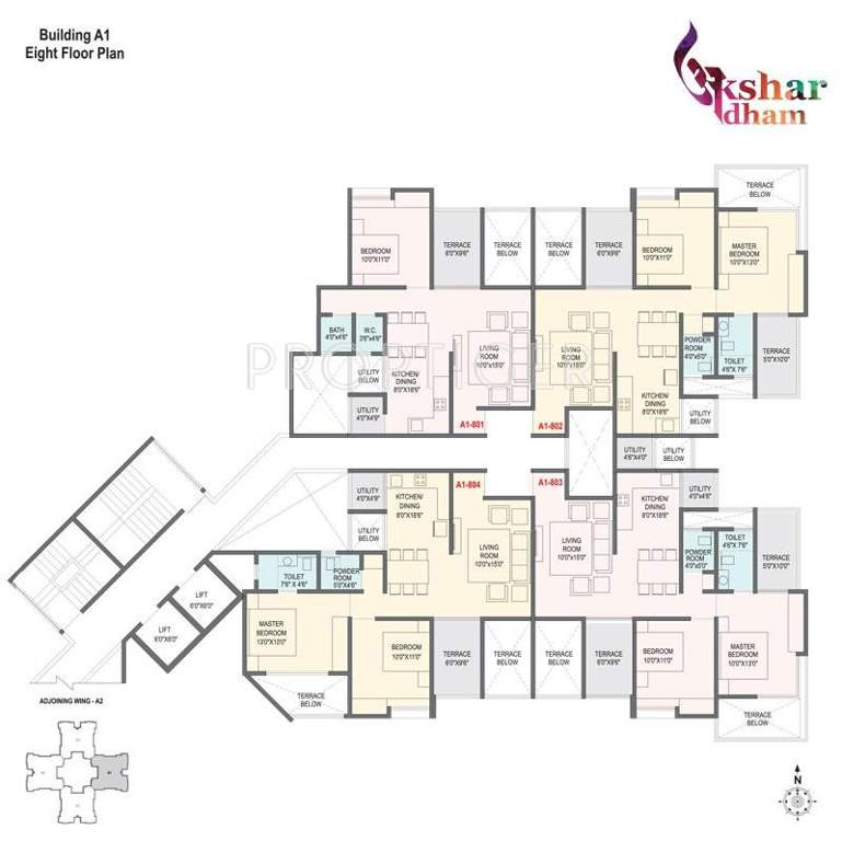  akshardham Images for Cluster Plan of Mittal Akshardham