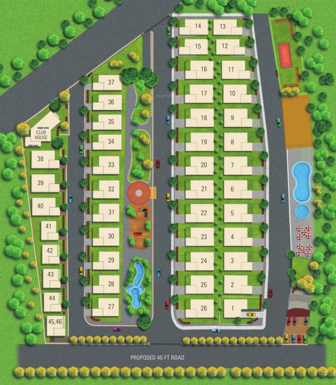  surakshaa fairview ville Images for Master Plan of Sannidhi Surakshaa Fairview Ville