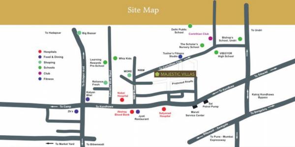  majestic-villas Location Plan