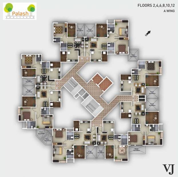 Images for Cluster Plan of Vilas Javdekar Palash Boulevard