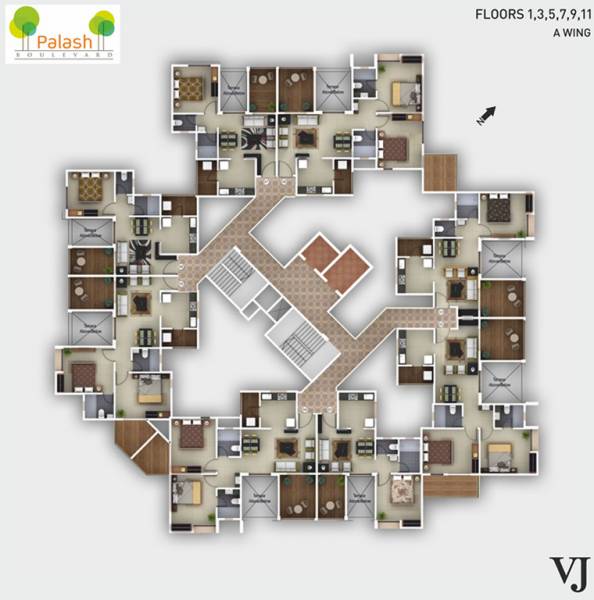 Images for Cluster Plan of Vilas Javdekar Palash Boulevard