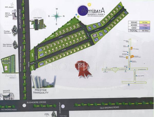 Master Plan abhyudaya-developers residency-phase-ii Master Plan