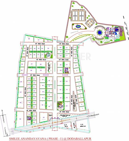 Images for Layout Plan of Blue Valley Smilee Anandavana I Images for Layout Plan of Blue Valley Smilee Anandavana I