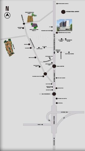 Images for Location Plan of Blue Valley Smilee Anandavana I Images for Location Plan of Blue Valley Smilee Anandavana I