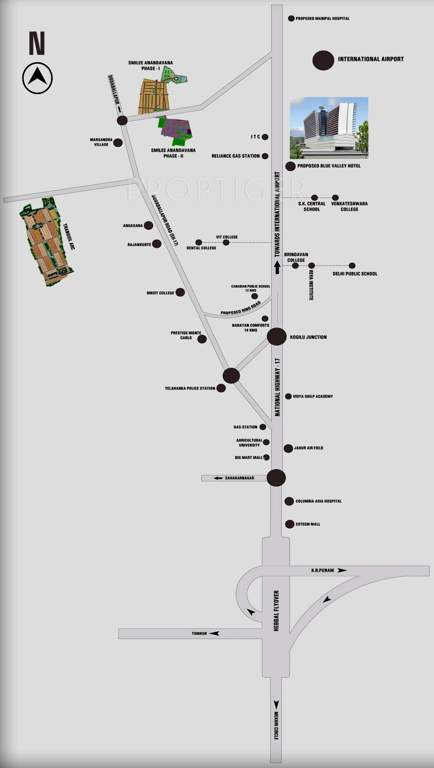 Images for Location Plan of Blue Valley Smilee Anandavana I