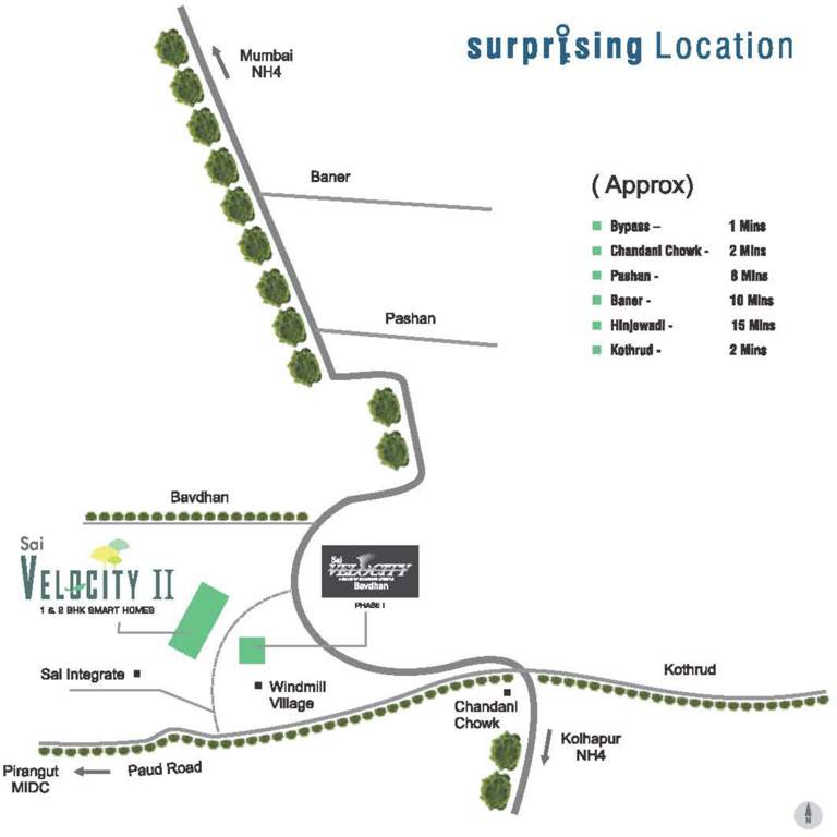  sai velocity Images for Location Plan of Prithvi Sai Velocity