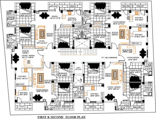  swank Images for Cluster Plan of The Nest Swank