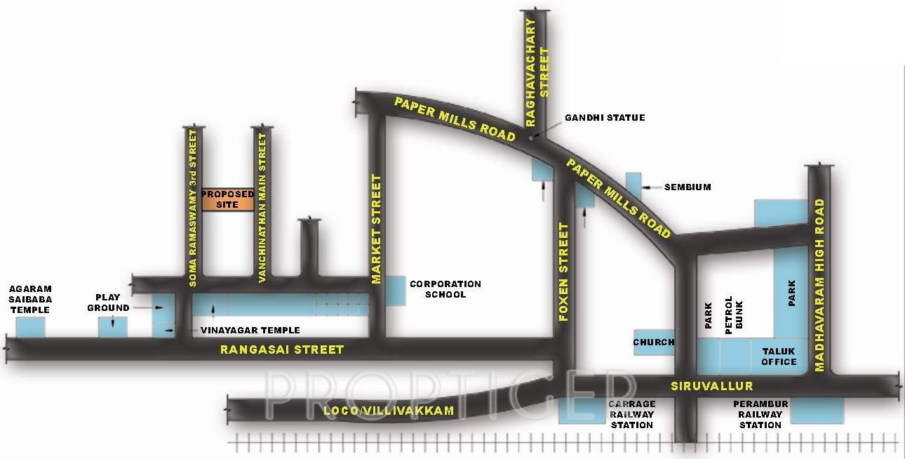 srivarie foundation sri swarnalakshmi Location Plan