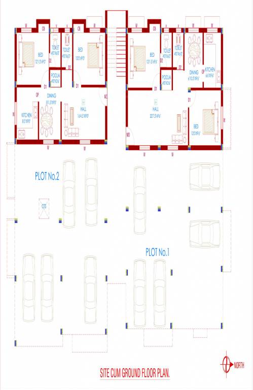 Images for Cluster Plan of Aditi Kasturi Flats