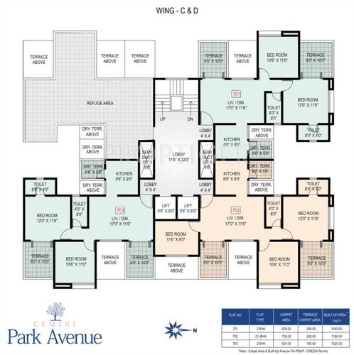  park-avenue Images for Cluster Plan of Gemini Housing Park Avenue