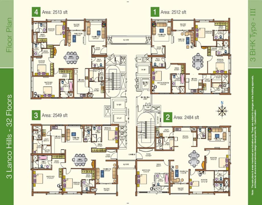 Images for Cluster Plan of Lanco Hills Apartments