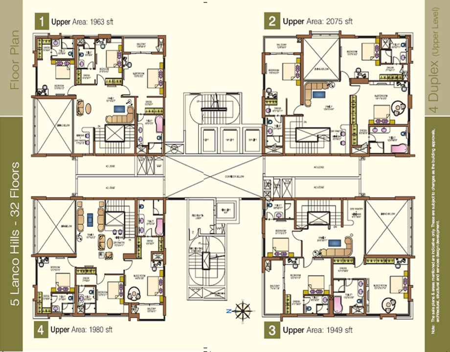 Images for Cluster Plan of Lanco Hills Apartments