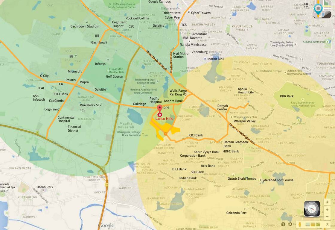 Images for Location Plan of Lanco Hills Apartments