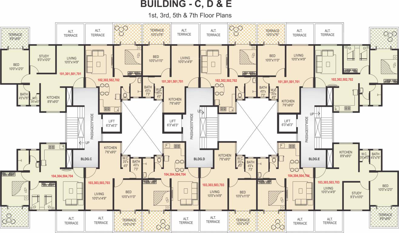 Images for Cluster Plan of Kamalraj Balaji Residency