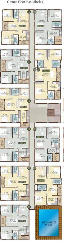 silver bell 2 Images for Cluster Plan of Radiant Silver Bell 2