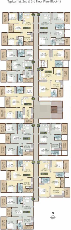 silver bell 2 Images for Cluster Plan of Radiant Silver Bell 2