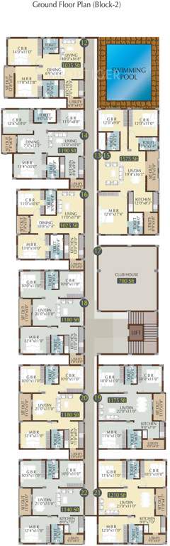 silver bell 2 Images for Cluster Plan of Radiant Silver Bell 2