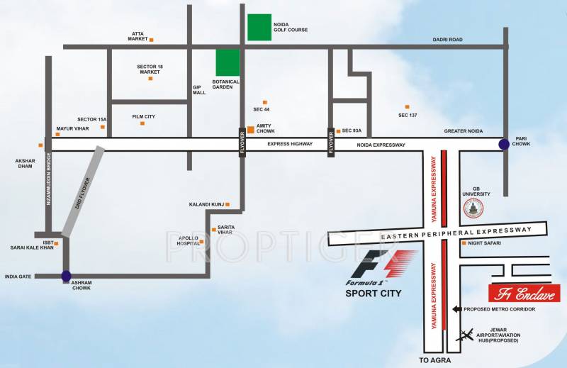 Images for Location Plan of Home Link Developers F1 Enclave