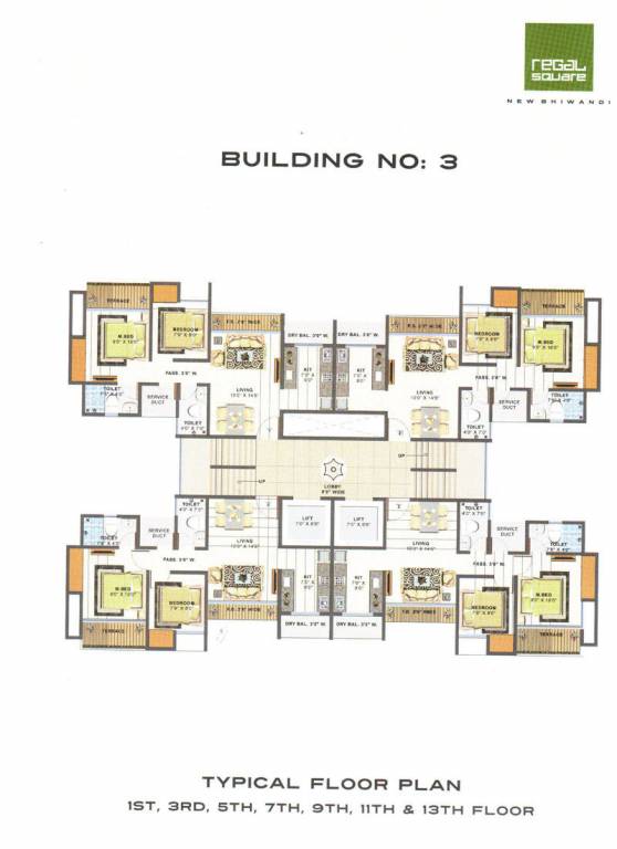 Images for Cluster Plan of Squarefeet Regal Square