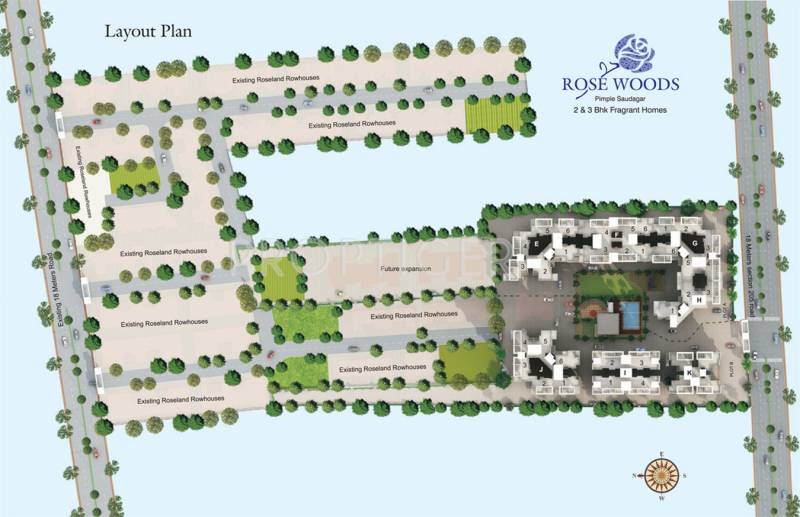 Images for Layout Plan of GK Developers Rose Woods