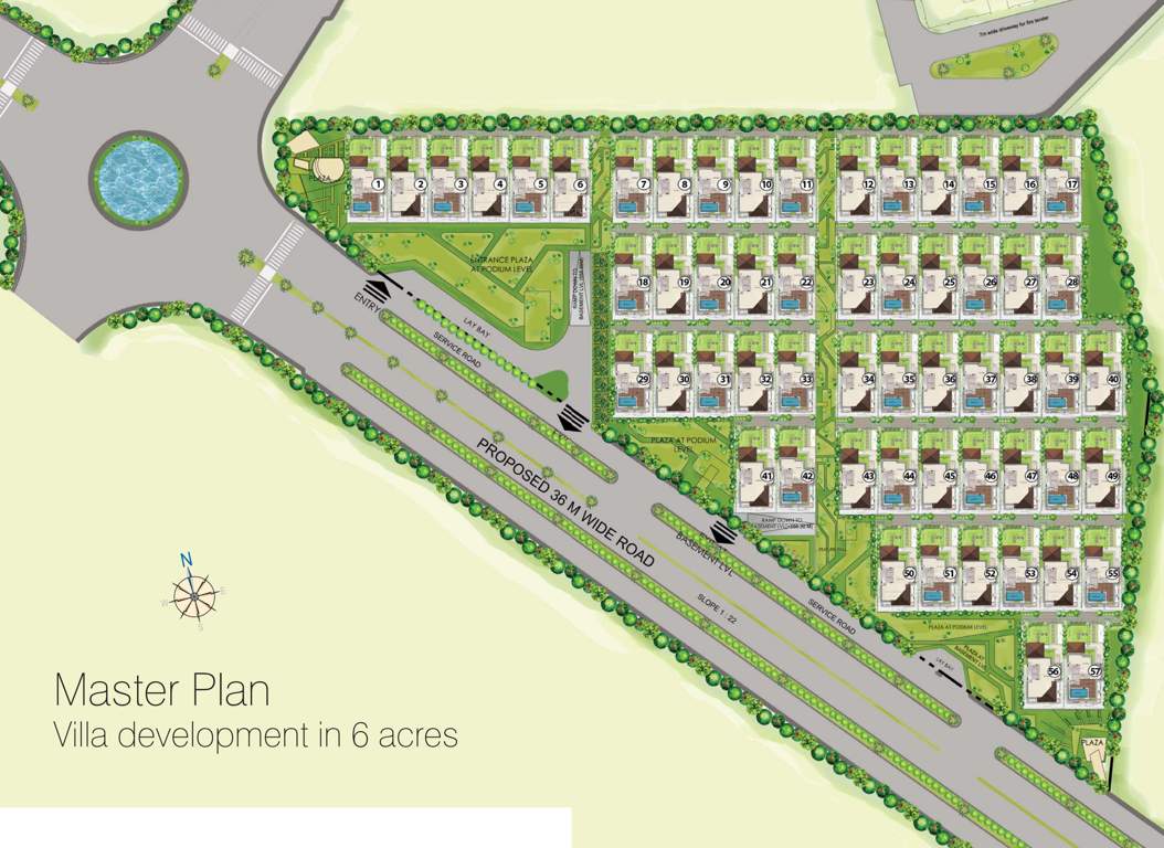  hanging gardens villas Images for Master Plan of Lanco Hanging Gardens Villas