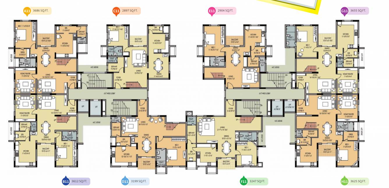 golden square Golden Square Cluster Plan