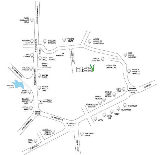  bliss Location Plan