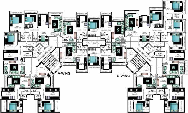 Images for Cluster Plan of Ashapura Asha Palms