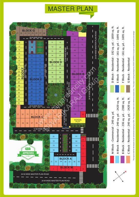  raj garden city phase 1 Master Plan
